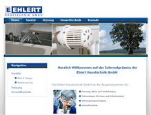 Tablet Screenshot of ehlert-haustechnik.de